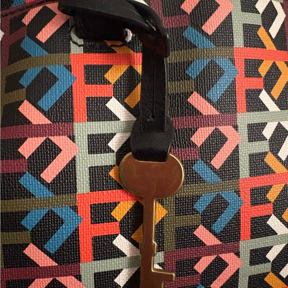 Fossil Rachel Geometric Satchel - Picture 9 of 11
